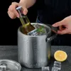 1.6L rostfritt stål isolerat ishink dubbel lager vin öl champagne kylande kylare med lock strandpicknick party barware hkd230828