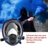 Skyddskläder Kemisk mask 6800 7Suits 6001 Gasmasksyra Damm respirator Färg Bekämpningsmedel Spray Silikon Filter Laboratoriepatron Svetsning HKD230826