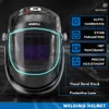 Skyddskläder Andeli Automatisk Darking Welding Mask ADL-ME980H DIN16 TIG MMA MMA Svetsmask/hjälm/cap/lins för svetsmaskin HKD230825