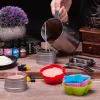 Bougies parfumées faisant des débutants ensemble complet de bougies à bricoler soi-même Kit d'outils de fabrication fournitures cire d'abeille Pot de fusion boîtes d'huile de parfum colorants mèches LL