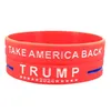 Party Favor Trump 2024 Sile Bracelet Black Blue Wristband Drop Delivery Home Garden Festive Supplies Event Dhdt1