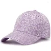 Ball Caps Gypsy Rhinestone Flower Baseball Cap Spring and Summer Fashion Wszechstronna zewnętrzna filta przeciwsłoneczne Strafle Hats Hats Gorras