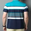 polo shirt men summer new high quality cotton men's Short sleeve Splicing fringe youth Business casual polo shirt M-3XL 4XL 2333 HKD230825