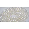 Pendant Necklaces Natural 8-9MM White Akoya Round Pearl Necklace 50inch