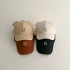 Ball Caps Kinderen Baseball Cap Met Oren Baby Meisjes En Jongens Cartoon Schattige Beer Borduren