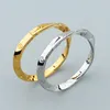 nuovo speciale argento 18k oro kink torque Bracciale con diamanti quadrati designer braccialetto Gear gioielli femme set donna Uomo ragazza coppia bracciali gioielli regali per feste rame