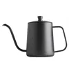 Water Bottles 600350250ml Round Coffee Drip Kettle Stainless Steel Gooseneck Swan Neck Thin Mouth Tea Espresso Moka Pot 230828