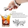 304 Edelstahl Whiskey Stones Ice Cubes Magic Wodka Wein Bierkühler Bar Natural Whiskey Rock Cooler Sipping Chiller Tool HKD230828