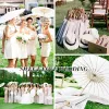 60 cm parasol parasol chiński japoński papier parasol biały parasol DIY na przyjęcie ślubne