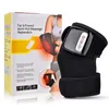 Benmassagers Electric Heat Knee Massager långt infraröd gemensam fysioterapi armbåge pad vibrationsmassage smärtlindring för anordning 230828