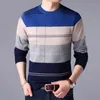 Herren Pullover Herbst Winter Casual Lose Vintage Gestreiften Mann Langarm Alle Match Pullover Männlich Halten Warme Mode Gentmen Kleidung 230828