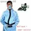 Indumenti protettivi Protezione elettrica a flusso costante Sistema di aria compressa Maschera antigas Respiratore Sicurezza sul posto di lavoro Supplie Maschera antigas a pieno facciale Respiratore HKD230826