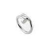 New high quality designer design titanium ring classic jewelry men and women couple rings modern style band223x9285928