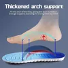 Shoe Parts Accessories Orthopedic Sports Insoles for Feet Soft PU Sole Shock Absorption Breathable Running Shoes Pad Men Women Arch Support 230826