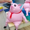 Decompression Toy Cute Squeeze Pink Pigs Antistress Toy Squeeze Animals Lovely Piggy Doll Stress Relief Toy Decompression Birthday Kids Gifts 230827