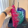 Sequins Chains Bags Designer Bag Totes Cross Body Handbag Fashion Shoulder Lady Women Letter Purse Phone Wallet Plain