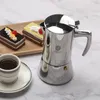 Vattenflaskor rostfritt stål moka potten italienstyle espresso bryggt kaffe hembryggningsmaskin handbrunt verktyg 230828