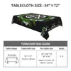 Table Cloth Green Witch Pentacle Nature Rectangular Dining Room Mat Tablecloth For Home Wedding Party Decorate Oil-proof