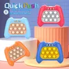 Dekompressionsleksak Quick Push Pop Push Bubble Budget Toys Boys and Girls Led Game Machines Stress Relief Toys Axiety Relief Toys Whac-A-Mole Toys 230827