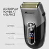 Electric Shavers Surker Shaver For Men Wet Dry Foil Net Hushållsresor Skägg Trimmer USB Waterproof Razor 230828