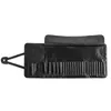 Face Care Devices 24 Slots Portable Travel Makeup Brushes Holder for Home Supplies Cosmetic Make Up PU Roll Pouch Bag Black 230828