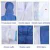 Vêtements de protection 3M 4535 Combinaison de protection chimique avec capuche Matériau SMS Respirant Anti-poussière Pesticide Peinture Vêtements HKD230826