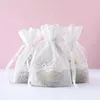 Gift Wrap 24pcs 10x14cm Jewelry Bags Organza Jewelry Bags Display Packaging Sachet Wedding/Christmas Gift Bags Sachet Organza Bag 230828