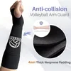 Knee Pads 1Pair Kids/Adults Volleyball Arm Sleeves Passing Hitting Forearm With Protection & Thumb Hole Padded Pad