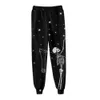 Spodnie męskie spodnie cargo moda harajuku joggers spodni streetwear sres present mężczyźni kobiety swobodne czarne szkieletowe spodnie 230828