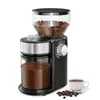 Moedores de café manuais Moedor elétrico 18 níveis ajustável Burr Mill Bean Alta velocidade Espresso Máquina de moer para escritório 230828