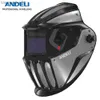 Protective Clothing ANDELI Solar Auto Darkening Welding Mask Automatic Welder Helmet Light Filter Glasses Hood for TIG/MIG/CUT/MMA Welding Machine HKD230826