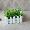 Fiori decorativi Recinzione in legno Plastica artificiale Eucalipto Pianta verde Home Cafe Bonsai Decor