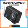 CERASTES Action Camera 4K 60fps/30fps With Remote Control Screen Waterproof Sport Camera drive recorder Sports Camera Helmet HKD230828