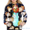 Herensweaters Heren sweatshirt voor dames Grappige Haikyuu!!! Karakters Cirkelprint Casual hoodie Streatwear