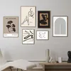 Dipinti Linea geometrica Picasso Matisse Poster astratto per arte della parete Pittura decorativa Moderna Nero Bianco Immagine su tela Soggiorno 230828