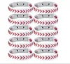 Accessoires de sport en titane Bracelet de baseball en cuir véritable Bracelets de baseball Cadeaux de baseball pour garçons hommes femmes filles joueurs de baseball équipe sportive