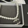 Colliers avec pendentif en perles pour femmes, collier à breloques de styliste, nouvelle chaîne longue, marque de haute qualité, bijoux ne change pas de couleur