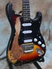 aged/relic electric guitar st double locking SRV