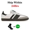 Outdoor mens designer shoes Low Top Leather Trainers Sneakers Vegan Cloud White Black gum Wales low flats womens casual sneaker