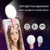 LED Selfie Ring Clip Lens Light Lampe pour iPhone 14 13 12 Xiaomi Samsung S21 Mini portable Selfie Light Photographie Objectif de maquillage HKD230828