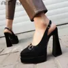 Fashion 2024 Sling High Heel Women's New Back Shoes Plataforma de Saltos Derrosos Vestido de Design Elegante Primavera Summer Bombas T230828 539 S