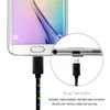 マイクロUSBケーブル1M/2M/3Mデータ同期SAMSUNG HUAWEI XIAOMI HTC ANDROID電話ナイロン編組MicroUSBケーブル用USB充電ケーブルケーブル