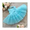 Girl'S Dresses Girls Princess Baby Dress For Born Tle Tutu 1St Birthday Christening Gown Infant Toddler 1 2 Year Baptism Party Drop Dha5C