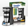 Handmatige koffiemolens Drip Maker 042L met filter LCD en timerdisplay Huishoudelijke 750W-machine 15cm Automok Past op Sonifer 230828