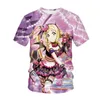 T-shirt da uomo Love Live T-shirt Kawaii Girl 3D Print Streetwear Uomo Donna Fashion Shirt Harajuku O-Collo Tees Abbigliamento traspirante Unisex