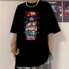 メンズTシャツjujutsu kaisen EyesアニメプリントTシャツ男性女性グラフィック服ユニセックストップクールティーティーヒップホップシャツ