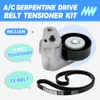 A/C Serpentine Drive Belt Tensioner Kit for 99-08 Chevy Express Silverado Repair Reparice Perpacement Accessories ACK040378HD 19311139 PQY-CPY20