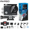 AKASO V50X WiFi Action Camera Nativa 4K30fps Fotocamera sportiva con touch screen EIS Angolo di visione regolabile 131 piedi Fotocamera impermeabile HKD230828