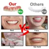 Other Oral Hygiene Silicone UpperLower False Teeth Perfect Laugh Veneers Dentures Paste Oral Hygiene Tools Fake Teeth Instant Smile Teeth Cosmetic 230826