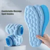 Shoe Parts Accessories 4D Massage Shockabsorbing Insoles Women Men Breathable Sports Sweatabsorbing Deodorant Highelasticity Insole 230826